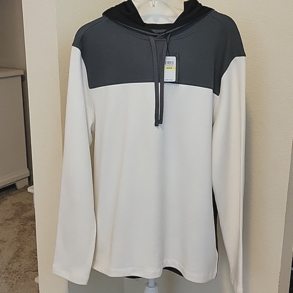 DKNY MEN'S HOODED PULLOVER...NWT
